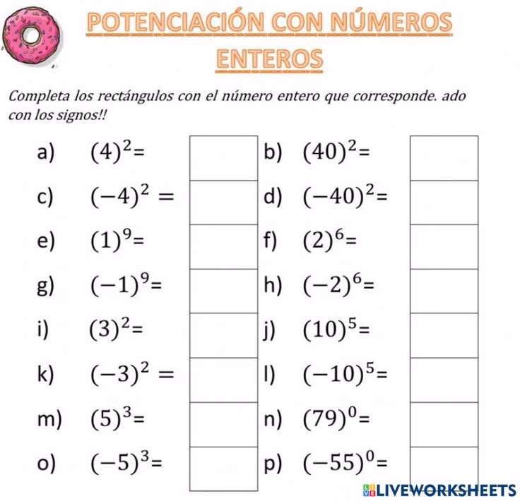 ¿Cómo se saca la potencia de un número?