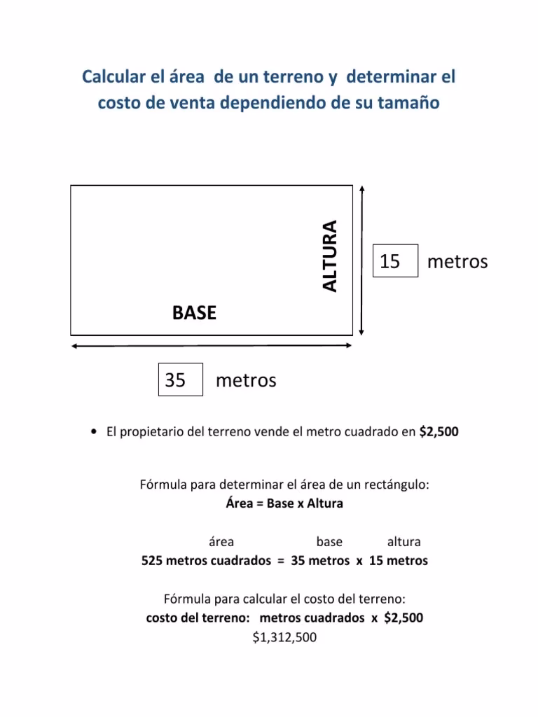 ¿Cómo sacar el costo de cm cuadrado?
