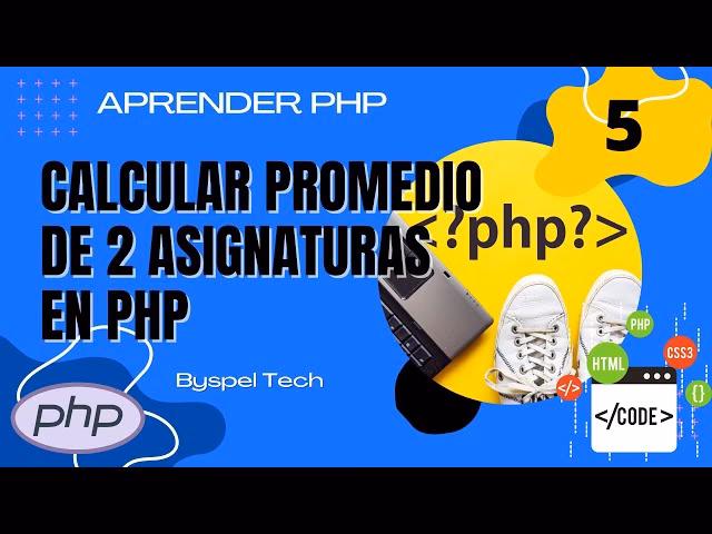 ¿Cómo se encuentra el promedio en PHP?