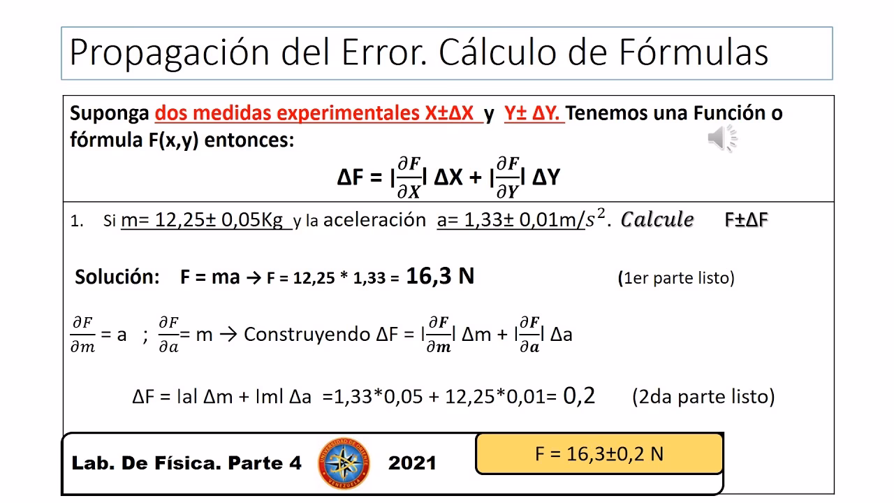 ¿Cómo hacer propagación de errores?