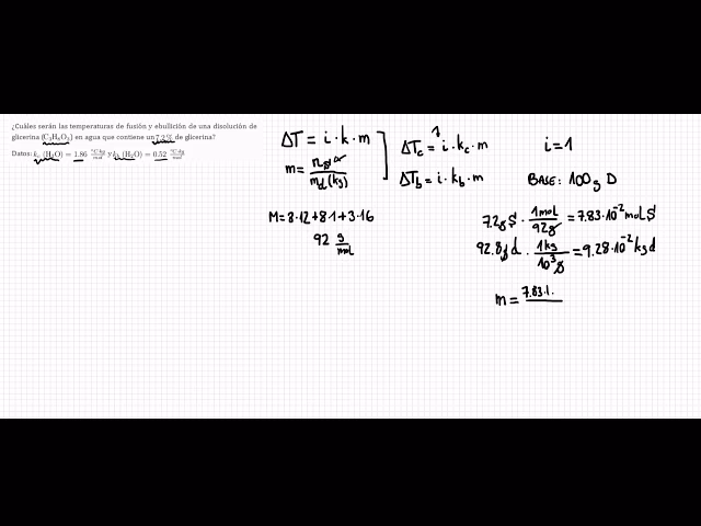 ¿Cómo estimar un punto de fusión?