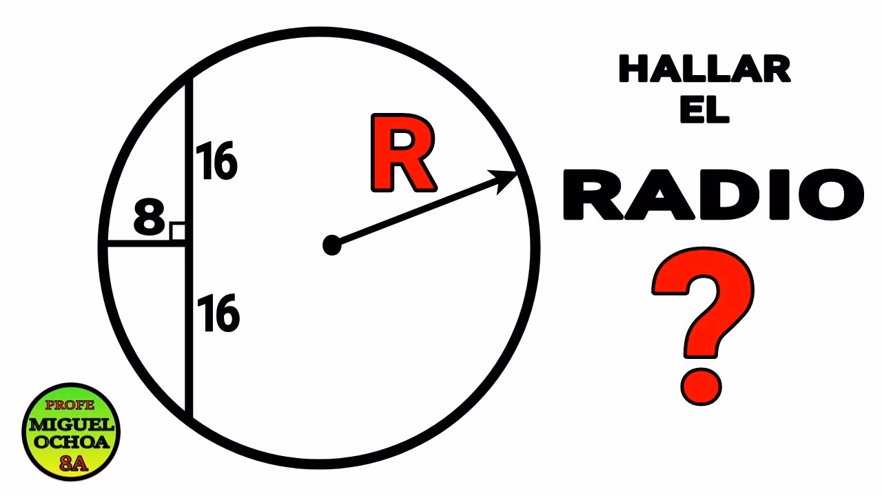 ¿Cómo sacar radio de una curva?