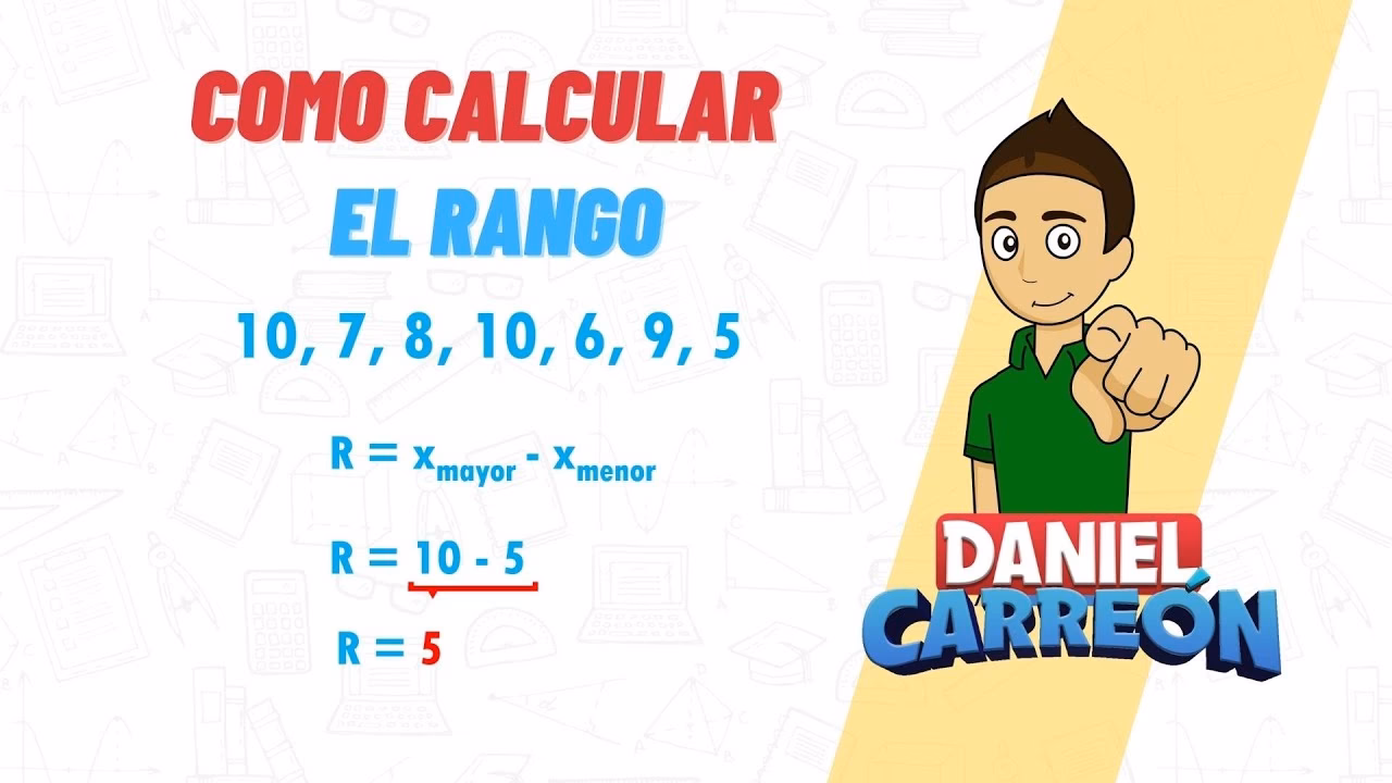 ¿Qué es el rango y un ejemplo?