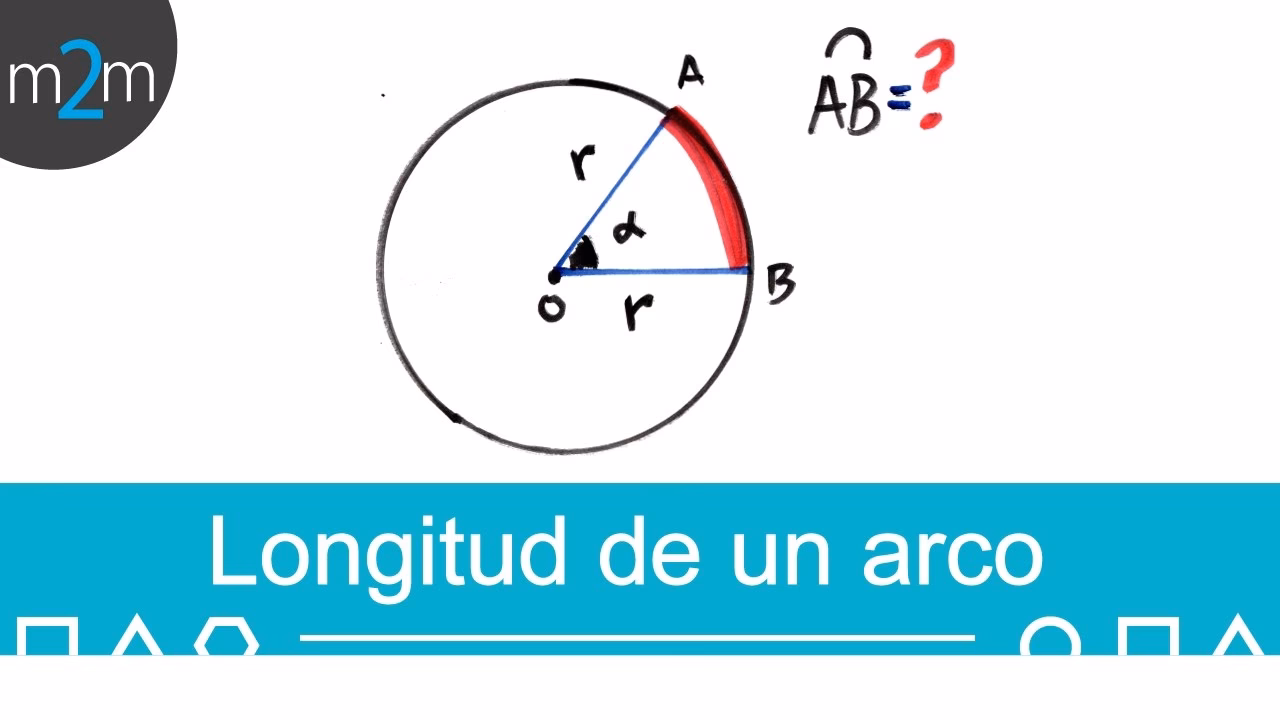 ¿Cómo se calcula la medida de un arco?