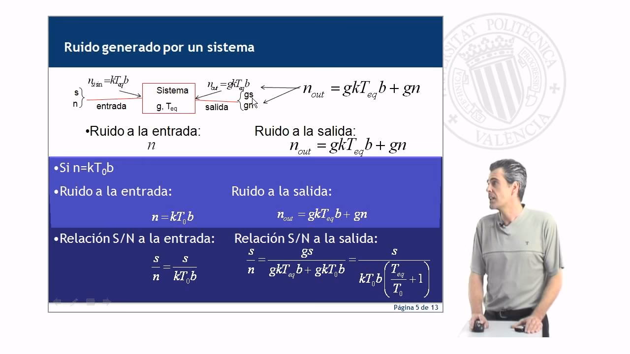 ¿Cómo se calcula la relación señal-ruido?