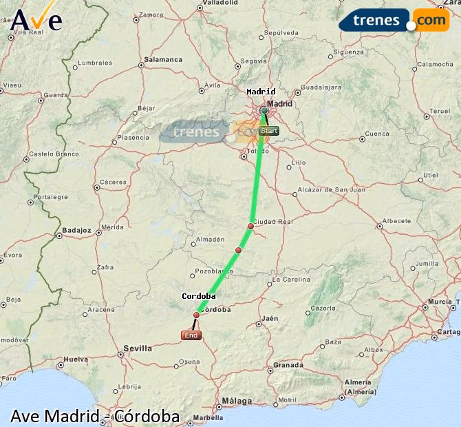 ¿Cuánto vale un billete de Madrid a Córdoba?