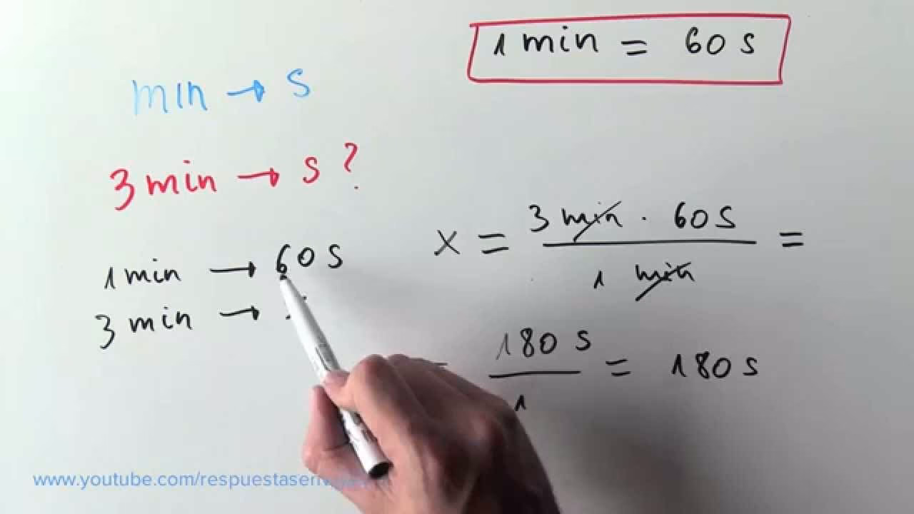 ¿Cómo se calculan las horas, minutos y segundos?