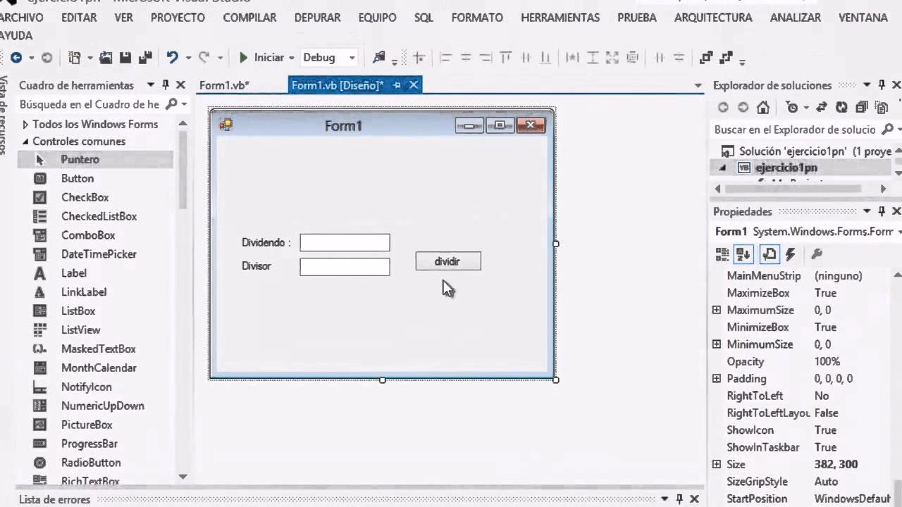 ¿Cuál es el opuesto de dividir en VB.net?
