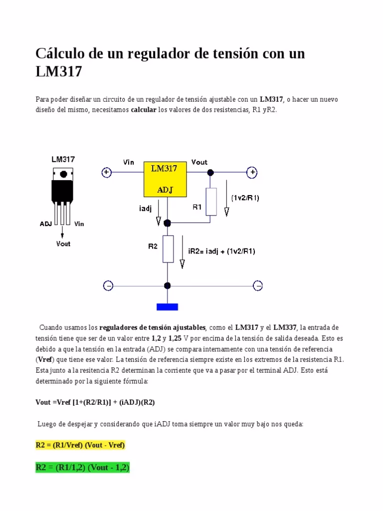 ¿Cómo se calcula el voltaje de salida?