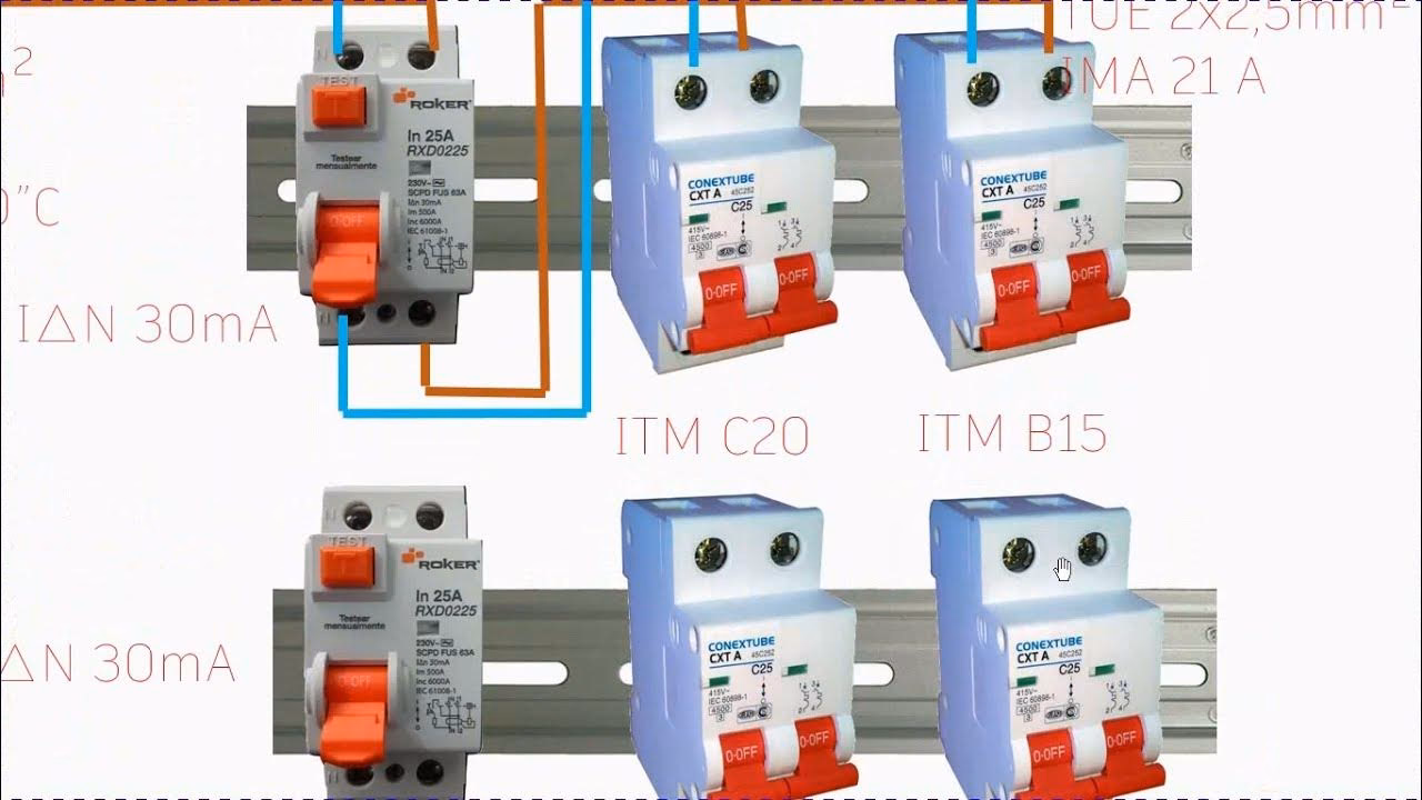 ¿Cuál es la fórmula para un disyuntor?