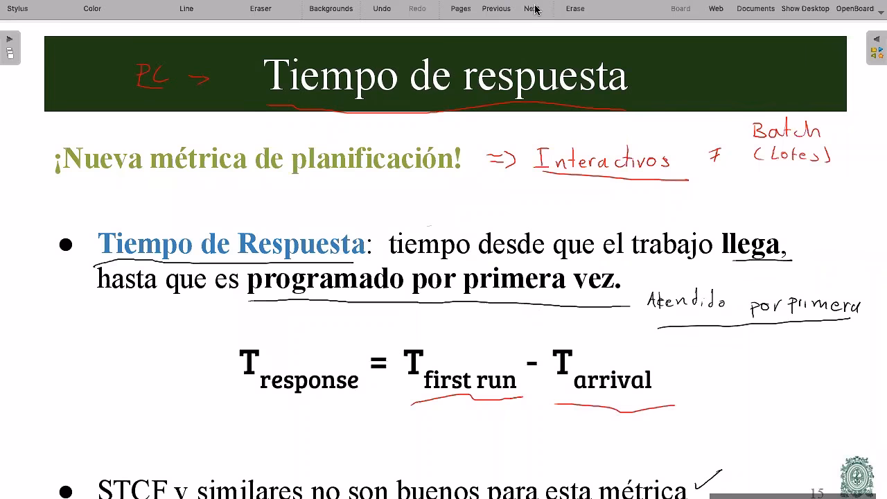 ¿Cómo se calcula el tiempo de respuesta?