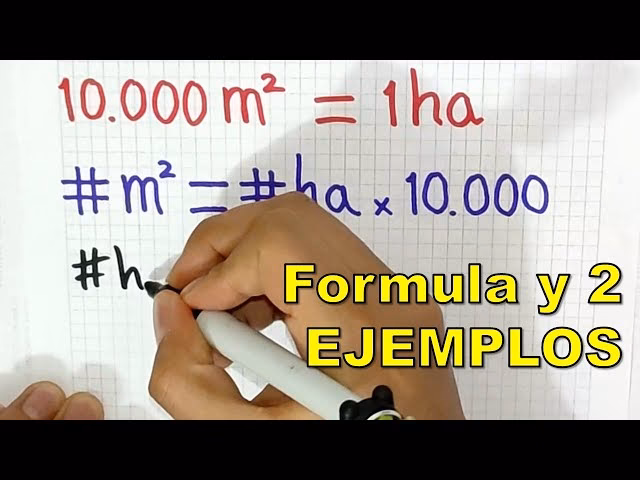 ¿Cómo calcular hectáreas?