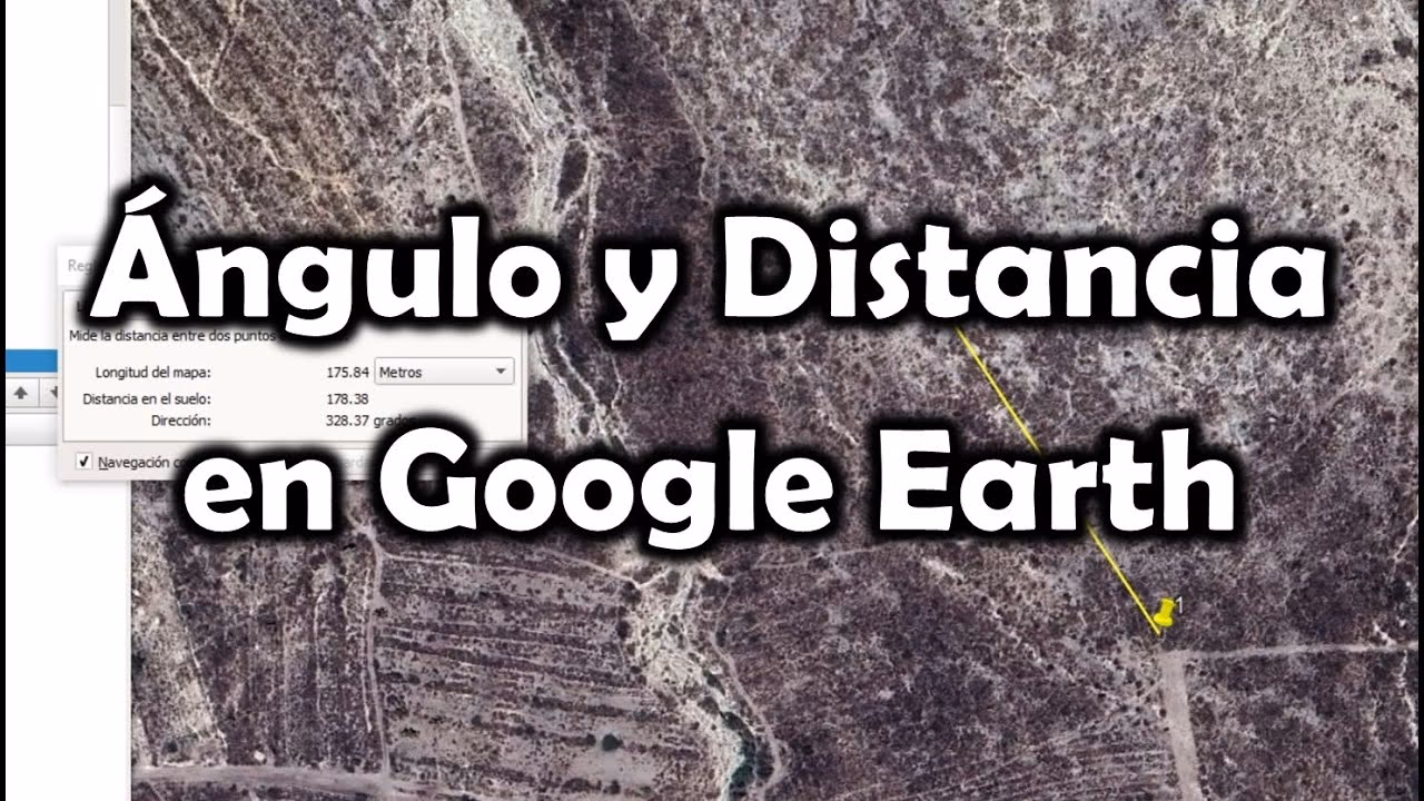 ¿Puedo medir el ángulo en Google Earth?
