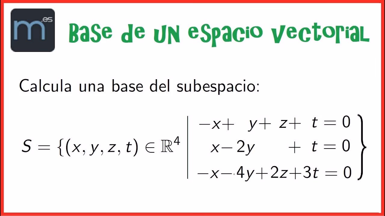 ¿Cómo puedo determinar si un conjunto es un espacio vectorial?