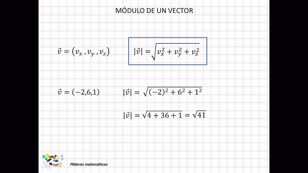 ¿Cómo pasar de vector a módulo?