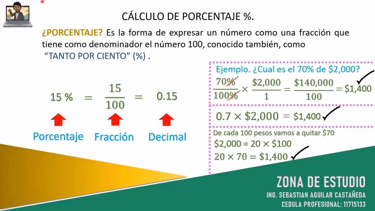 ¿Cómo calcular el 1% de cualquier cantidad?