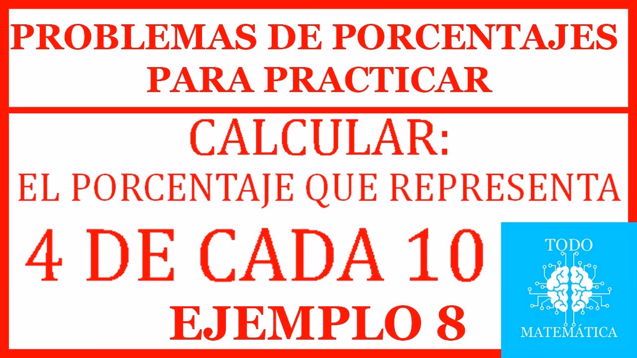 ¿Qué porcentaje es 1 de cada 10?
