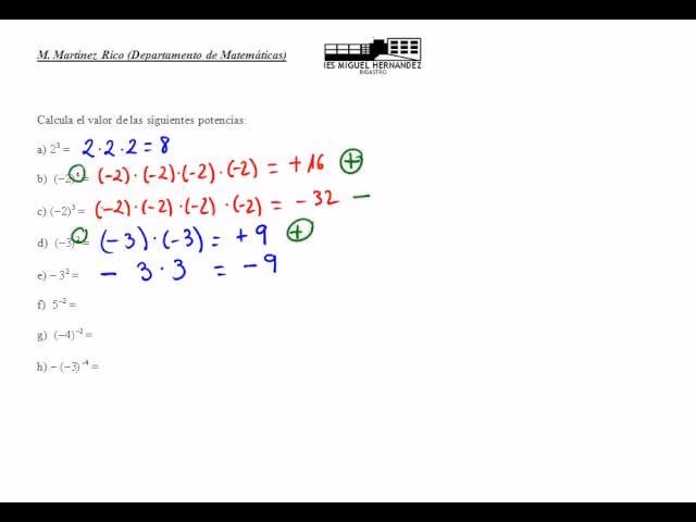 ¿Cómo calcular el valor de potencia?