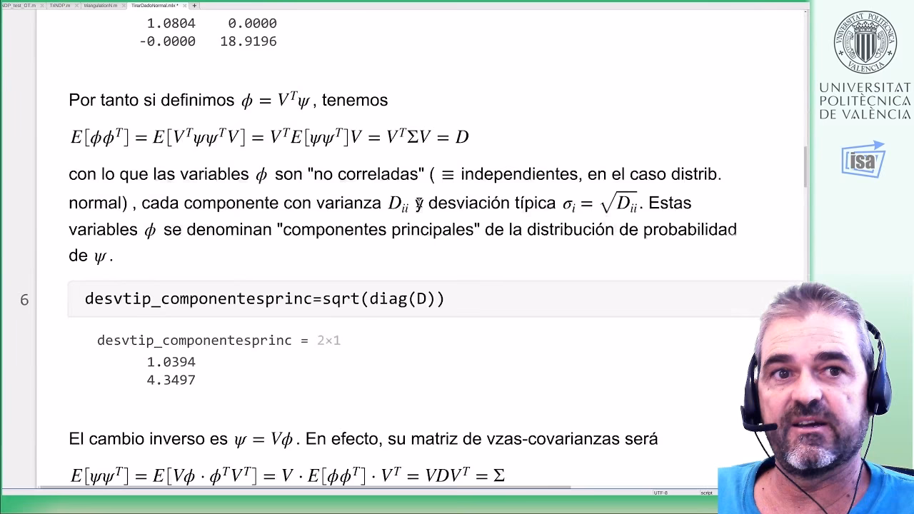 ¿Cómo calcular la varianza en Matlab?