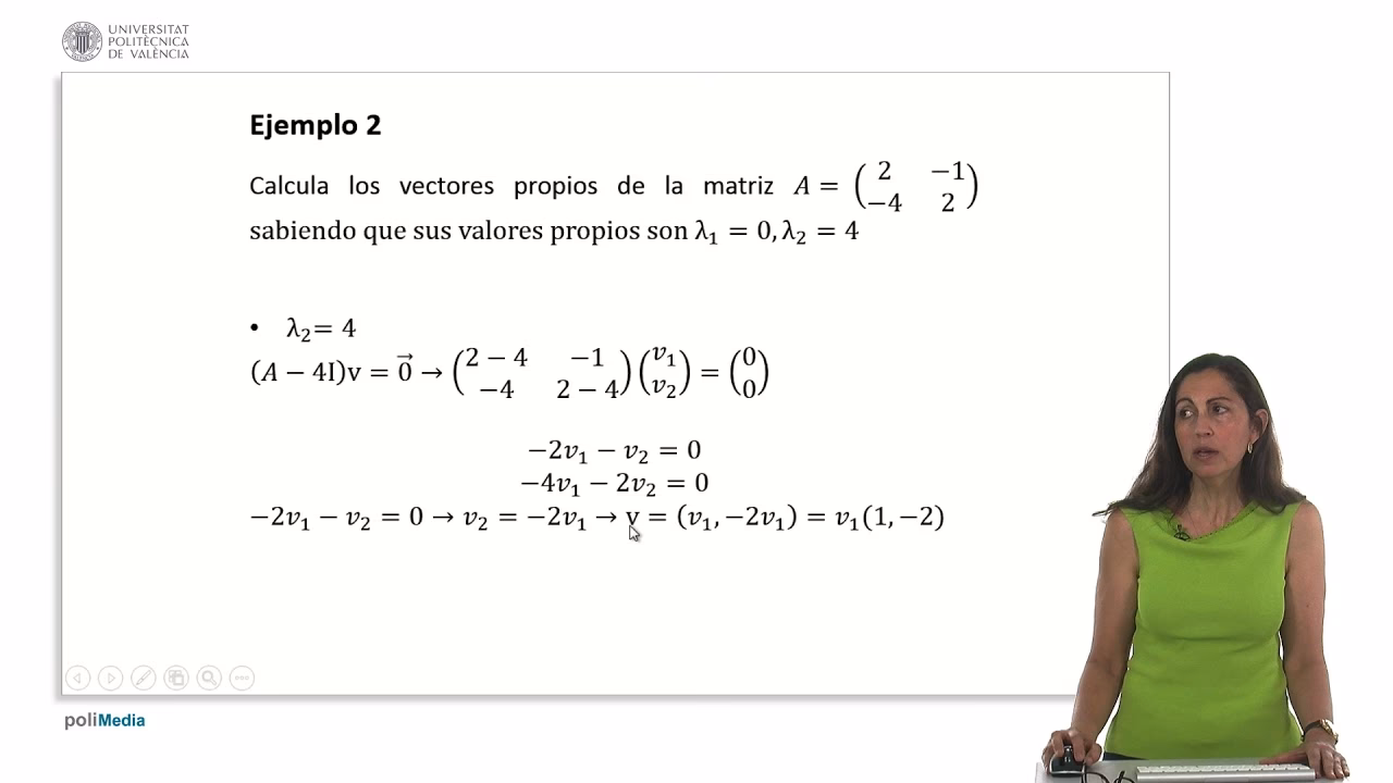 ¿Cómo determinar si algo es un vector propio?