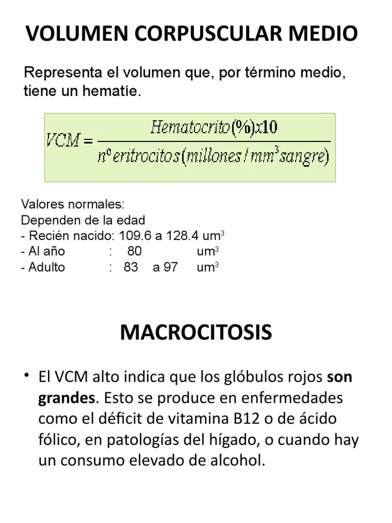 ¿Cómo se hace el VCM?