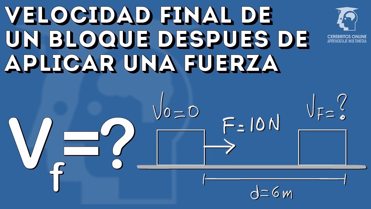 ¿Cómo encontrar velocidad en el trabajo y energía?