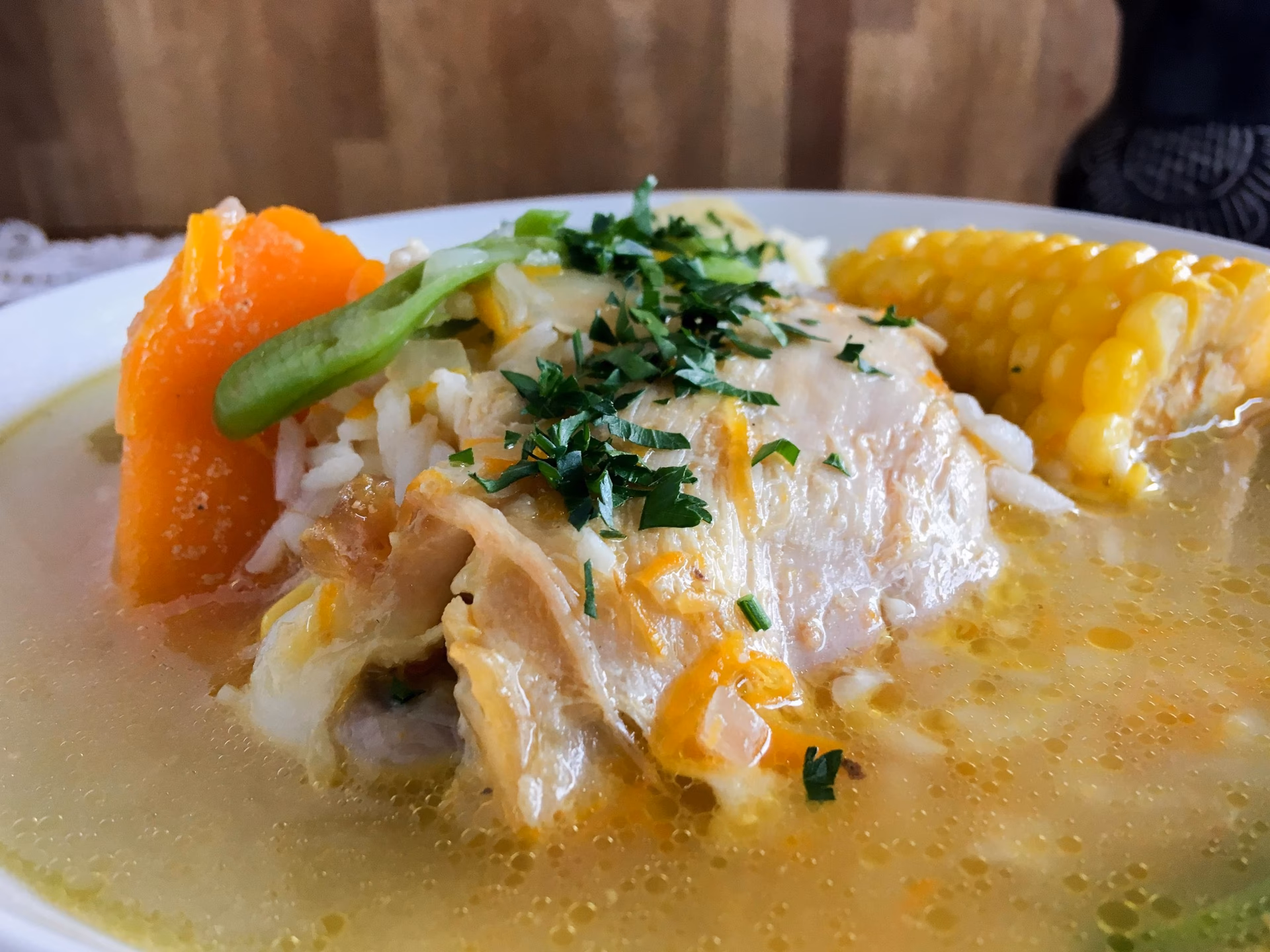 ¿Cuánto es una porción de cazuela?