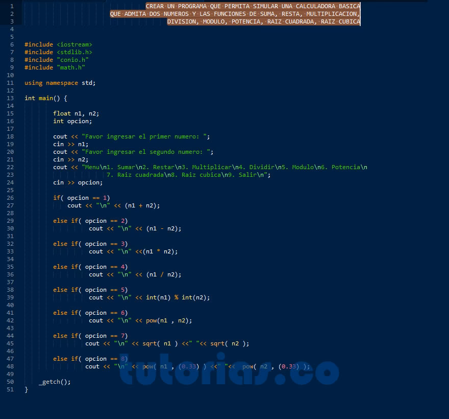¿Qué códigos se usan en C++?