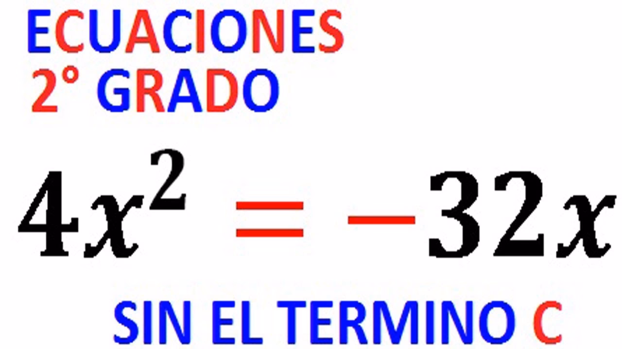 ¿Qué pasa si no hay término independiente?