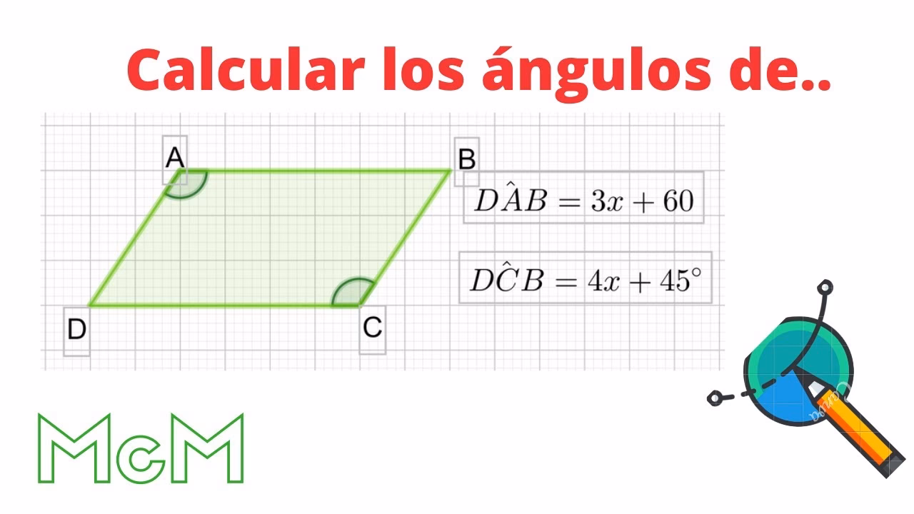 ¿Cómo hallar la amplitud de los ángulos interiores?
