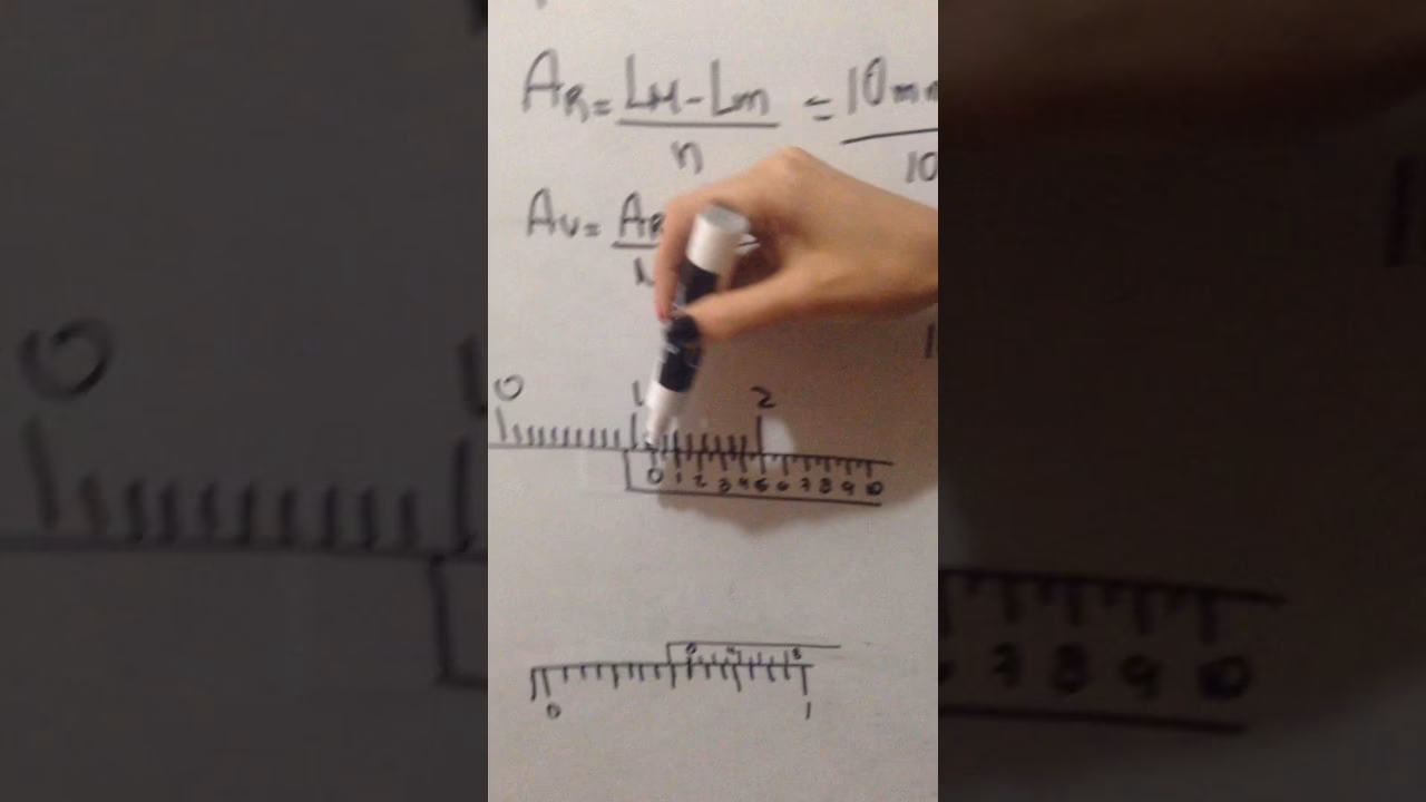 ¿Cómo se calcula la apreciación de un calibre?