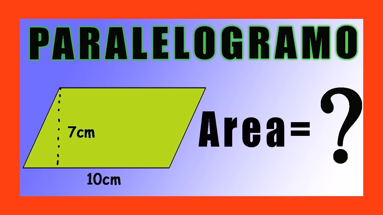 ¿Cómo se calcula el área de un paralelogramo con los determinantes?