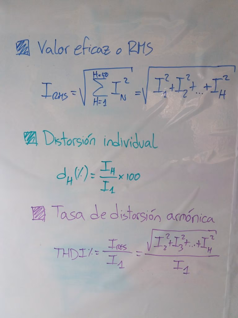 ¿Cómo se miden los armónicos?