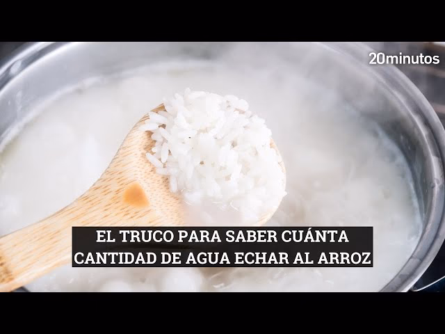 ¿Cuántas tazas de agua por 1 de arroz?