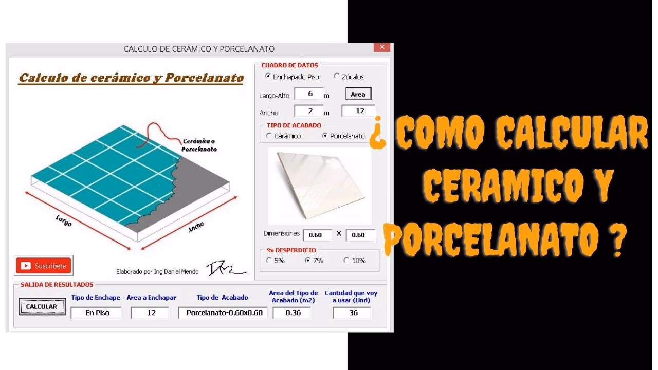 ¿Cómo saber cuánto porcelanato comprar?