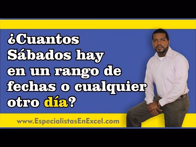 ¿Cómo puedo contar fines de semana entre dos fechas en Excel?