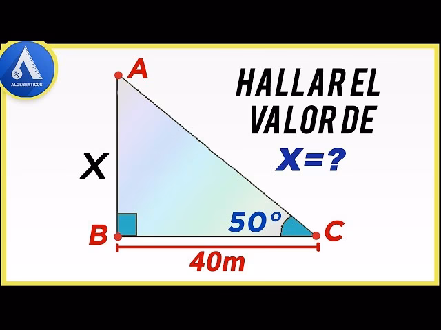 ¿Cómo hallar el cateto opuesto?