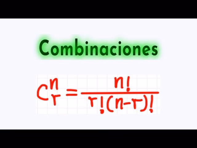 ¿Cómo saber cuántas combinaciones se pueden hacer con 4 números?
