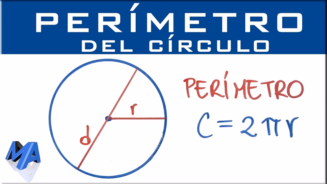 ¿Cómo se calcula el borde de un círculo?