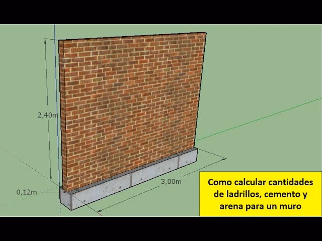 ¿Cómo calcular la cantidad de ladrillos para una casa?