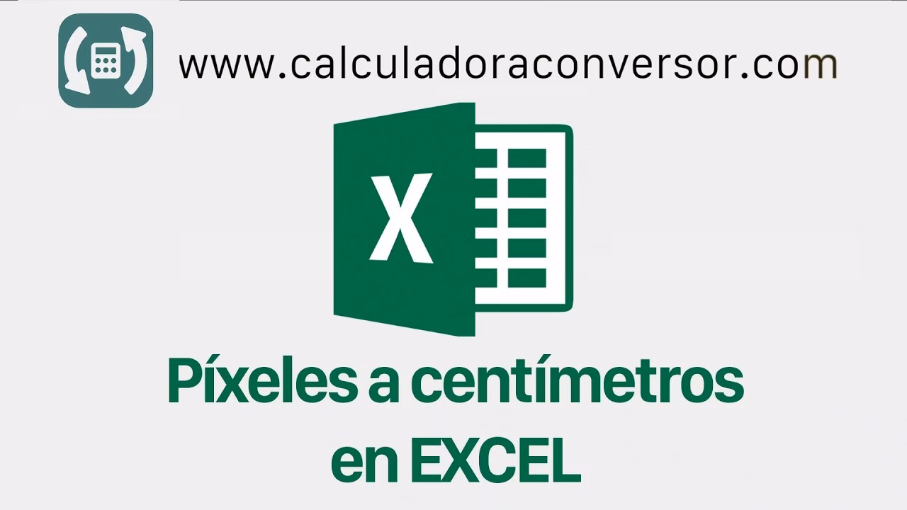 ¿Cómo convertir píxeles a cm?