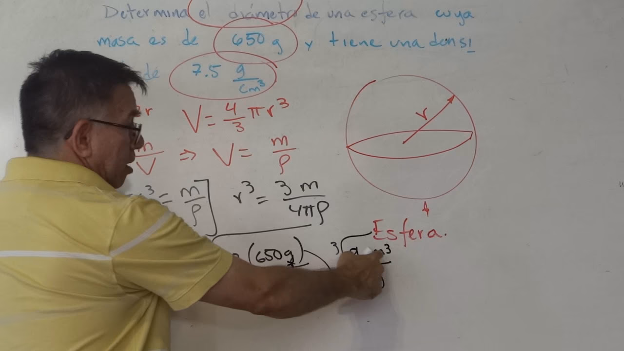 ¿Cuál es la fórmula para hallar el diámetro?