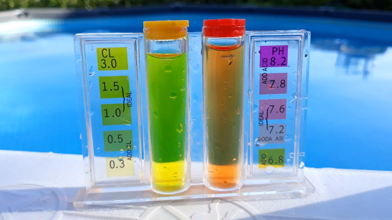 ¿Cómo regular el pH y cloro de la piscina?