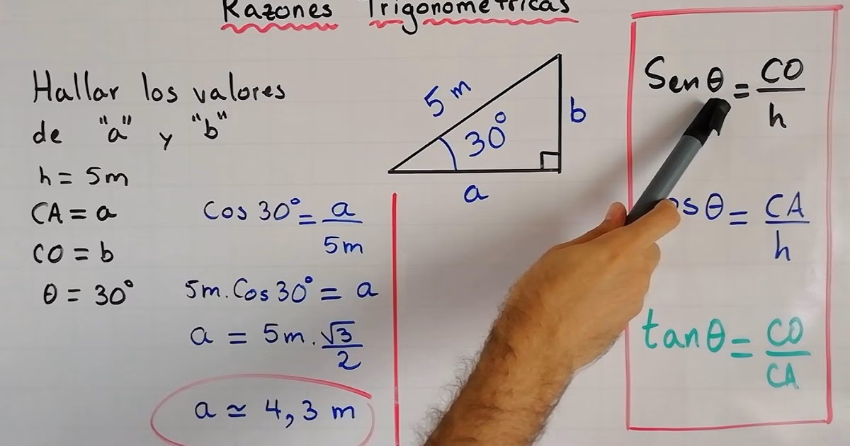 ¿Cómo calcular ángulos trigonométricas?