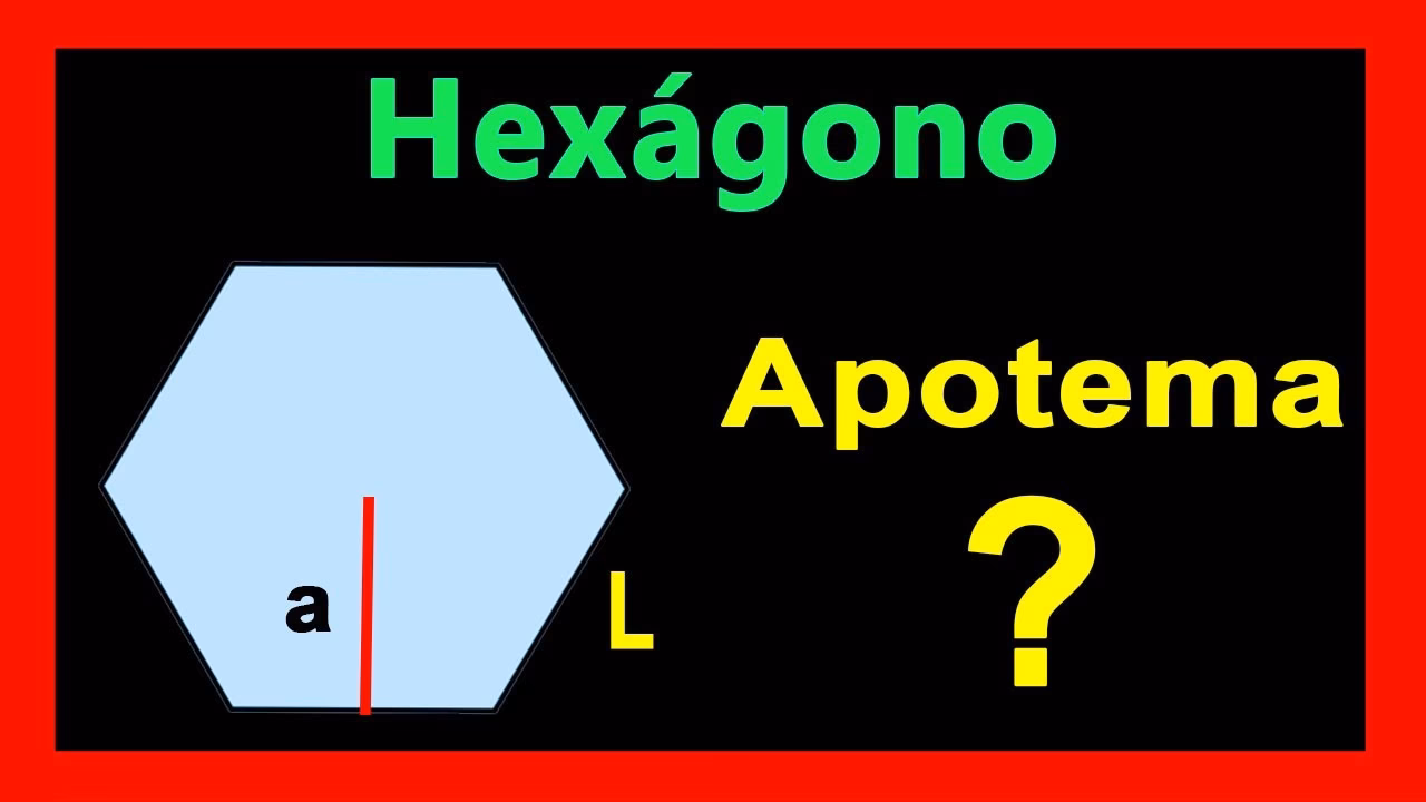¿Cómo se halla el apotema?