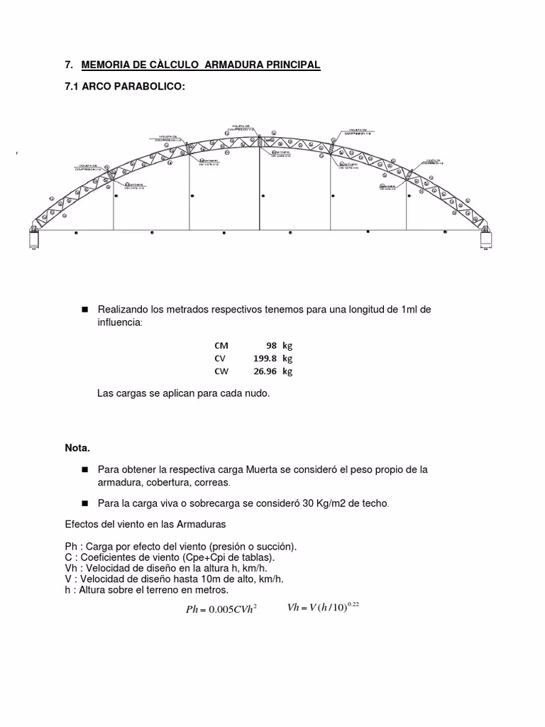 ¿Cuánto mide el arco parabólico?