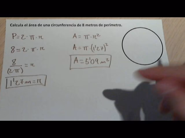 ¿Cómo encontrar el área utilizando el perímetro?