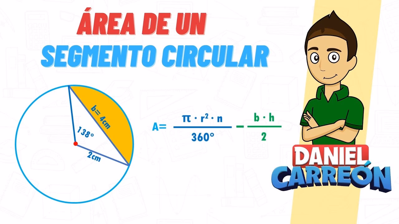 ¿Cuál es la fórmula para el área de la sección circular?