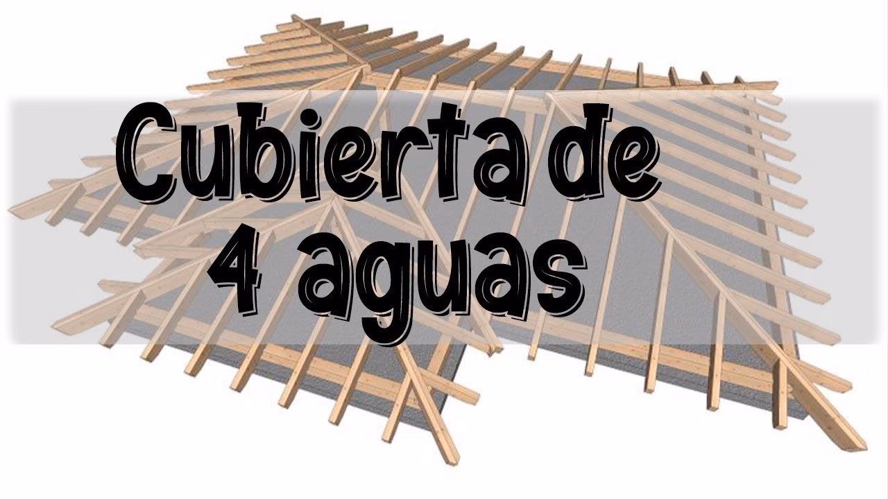 ¿Cómo calcular el número de láminas para un techo a cuatro aguas?