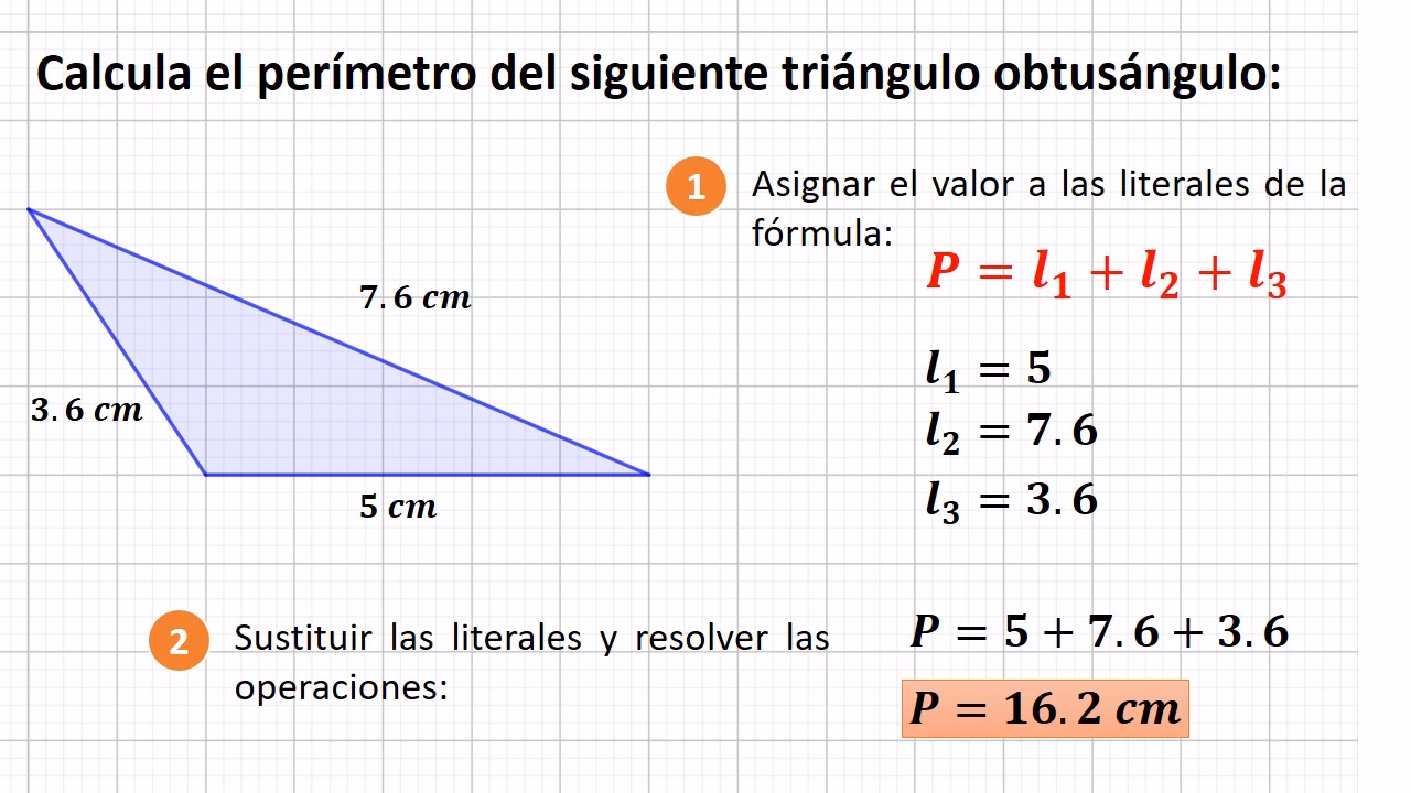 ¿Cómo calcular el área de un triángulo oblicuángulo?